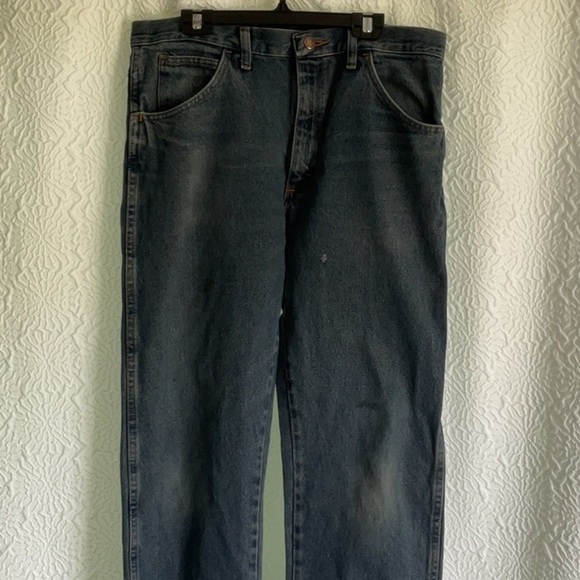 Rustler Blue Straight Jeans Timeless Comfort - Picture 5 of 9